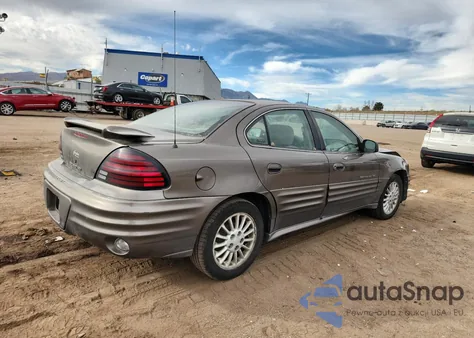 2001 Pontiac Grand Am Se1 from USA, damaged, VIN 1G2NF52E11M557685